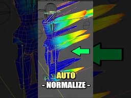 Blender: FIX Mis-Averaged Weight Painting (Auto-Normalize)