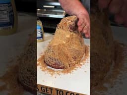 double-smoke your ham and glaze it with hot honey #shorts