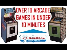 Over 10 U.S. Billiards Arcade Games In Under 10 Minutes
