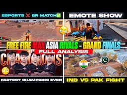 FREE FIRE MAX ASIA RIVALS GRAND FINALS - FULL ANALYSIS | FREE FIRE TOURNAMENT ANALYSIS 2025