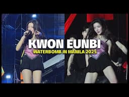KWON EUNBI - Waterbomb Manila 2025 FANCAM 4k60fps Full Performance 220225