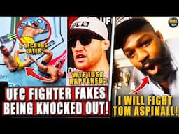 UFC fighter FAKES being KNOCKED OUT?!*STRONG REACTIONS*; Jones OPEN to fighting Aspinall at DBX!