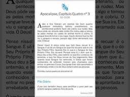 Pão Diário: Apocalipse Capítulo Quatro n.03 - WMB