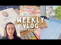Your study goals are calling ☎️ | Weekly Vlog in Japan 🇯🇵 part 1/2