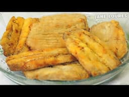 Peixe Frito Simples (Empanar na farinha ou no fubá ) Pode fazer na air fryer ou na frigideira