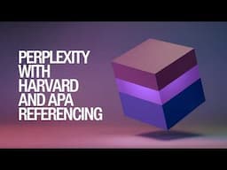 Using Perplexity with Harvard and APA Referencing