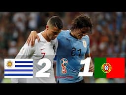 Uruguay 2 - 1 Portugal Cavani double kick sends Cristiano Ronaldo Home