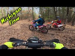 Dirt Bike Trail Riding POV | Play riding in Michigan Woods