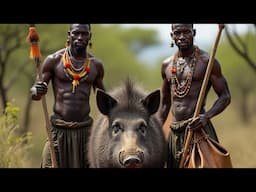THE BRAVEST HUNTER IN HADZABE AFRICAN COUNTRY
