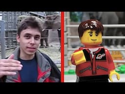 me at the zoo in LEGO!