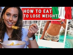 ONLY 3 EATING HABITS TO CHANGE TO STAY SKINNY LIKE ITALIAN 🇮🇹