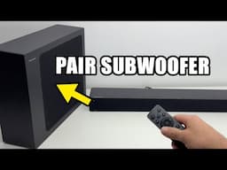 How to Connect Your Hisense Subwoofer to the Soundbar