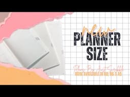 New Planner Size!!! // Introducing Plans By Just Scribble in B6 Size