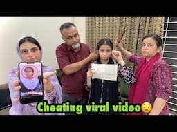 Fariha papers mai cheating karti hoi pakri gai video viral😧 | family ka reaction😞