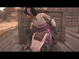 Gameplay Combat + Stealth With SAKURA Outfit, Naoe Store, Pink Petal Kosode, Assassins Creed Shadows