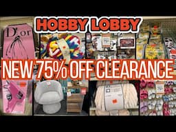 HOBBY LOBBY 2025🔥😱HOBBY LOBBY 75% OFF CLEARANCE DEALS🔥😱CLEARANCE SHOP WITH ME
