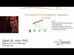 CCDG 2017 12 19 Sarah St  John   Large Molecule Chromatography for Small Molecule Analysts
