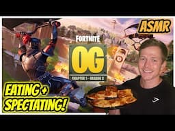 Fortnite ASMR | Relaxing Eating & Spectating! - Pizza Mukbang