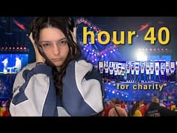I didn't sleep (or sit) for 46 hours straight🎗️