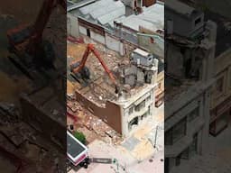 Demolition of the 113-year-old Reading News Facade is complete