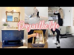 DAY IN THE LIFE // ORGANIZING THE HOUSE, NEW BATHROOM, REDOING MY BEDROOM