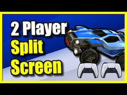 How to Play 2 Player Split Screen in Rocket League on PS5 or PS4 (Easy Method)