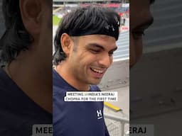 Meeting Neeraj Chopra🇮🇳 #shorts #viral #india #trending #javelin