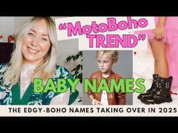 The Only Boho Names We're Taking Into 2025 // MOTO BOHO Trend names: Edgy Meets Boho