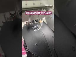 STEAM YOUR RICHARDSON EMBROIDERED HATS FOR EASY EMBROIDERY.  Embroidered custom hats.