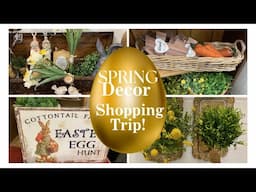 SPRING Decor Shopping Trip! Vintage, Antiques & New Spring Home Decor