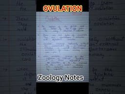 ovulation notes