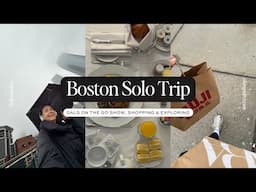 BOSTON SOLO TRIP: Exploring, First Dry Bar Blowout, & Gals On The Go Show