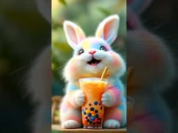 Bubble Tea Bunny | Pure Joy in Every Sip 🐰🧋🌸
