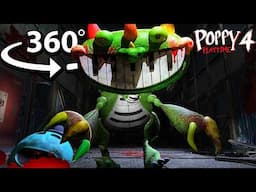360° Justice For PIANOSAURUS! He EATS DOEY?! Poppy Playtime 4 in VR
