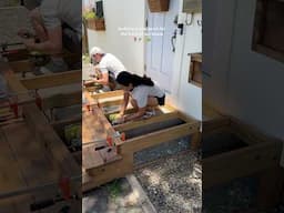 transforming our house with a wood porch  to cover the old concrete steps