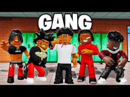 I Created a *NEW* GANG in Roblox Fight in a School..🩸
