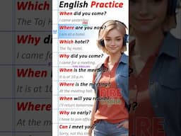 🥰100 English Conversation Practice for Beginners to advanced level / how to greet in English