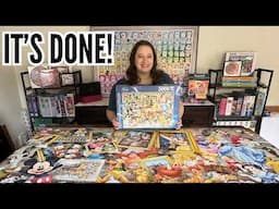 I Finished My First 5000 Piece Puzzle!! // Ravensburger Artistic Mickey