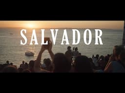 Relaxing Ambient Sunset Vibe Over Farol Da Barra In Bahia