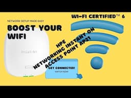Reviewing HPE Networking Instant On Access Point AP21 – High-Speed Wi-Fi 6 for Small Spaces