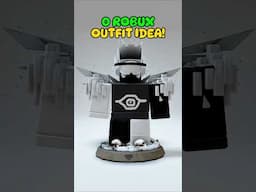 0 Robux Outfit Idea! Black & White Free Items Avatar! #shorts #roblox