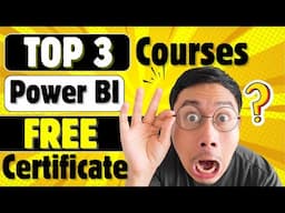 Top 3 Free Power BI Courses with Certificate 2025 | Best Power BI Training #powerbi #freecourse