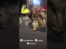 Drive faster Mario!! 😱 #SuperMarioOdyssey #Mario #Dinosaur #LetsPlay