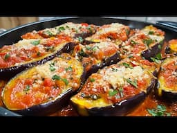 One Pan, One Dreamy Mediterranean Eggplant Dish! TOP Delicious Recipe!