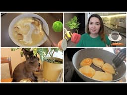Что я ем за день 🥞🍲 Болтаем, готовим)