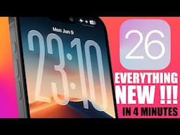 iOS 26 - Everything New in Under 4 Minutes