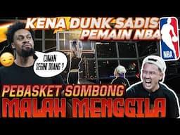LAWAN PEMAIN NBA‼️ DUNKNYA MALAH BIKIN PEBASKET SOMBONG NGAMUK‼️