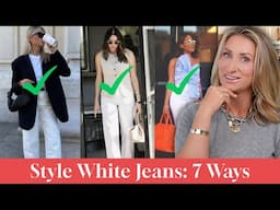 Are Your White Pants/Jeans Gathering Dust This Summer? Here Are 7 Tips for Styling Them Over 50!
