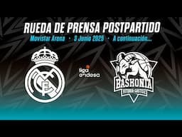 Post-game Press Conference | Real Madrid - Baskonia | 1er partido playoff cuartos