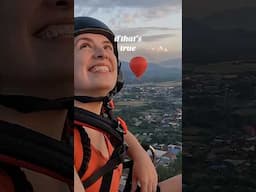 paramotoring in Vang Vieng, Laos? CHECK! ✅ #paramotor #paragliding #paraglidinggirl #laos
